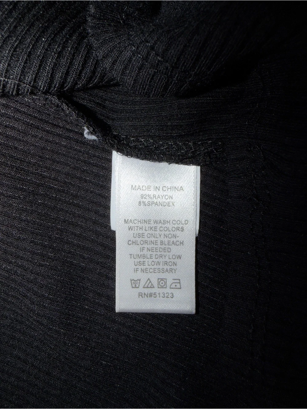 STATE Black Ribbed Short-Sleeve Crew Tee